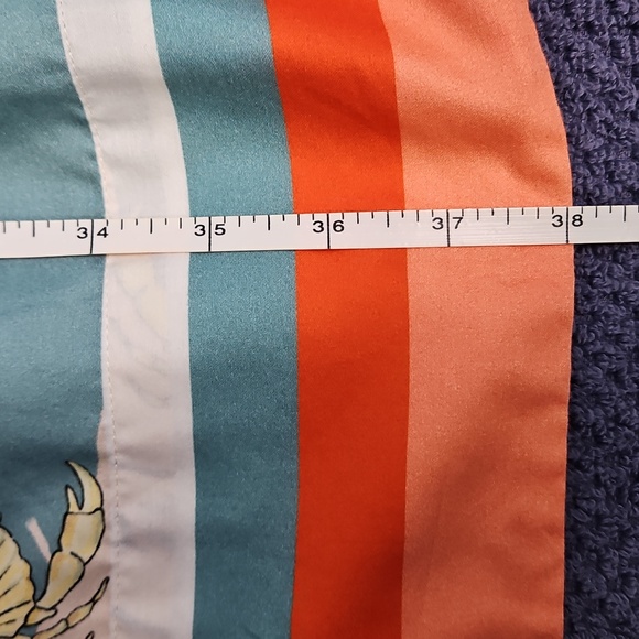 ANTONIO MELANI Evie Cotton A-line Maxi Skirt: Ocean Print: Size-14 - Picture 12 of 16